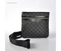 LV classic Leather men bag