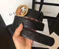 GUCCI Leather belt best quality 1:1 W3.8
