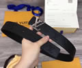 Louis Vuitton LV Leather belt best quality 1:1 W3.8