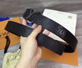 Louis Vuitton LV Leather belt best quality 1:1 W3.8