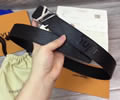Louis Vuitton LV Leather belt best quality 1:1 W3.8