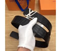 Louis Vuitton LV Leather belt best quality 1:1 W3.8