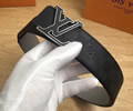 Louis Vuitton LV Leather belt best quality 1:1 W3.8
