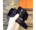 Louis Vuitton LV Leather belt best quality 1:1 W3.5