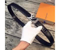 Louis Vuitton LV Leather belt best quality 1:1 W3.5