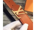 Louis Vuitton LV Leather belt best quality 1:1 W3.8