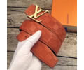 Louis Vuitton LV Leather belt best quality 1:1 W3.8