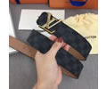 Louis Vuitton LV Leather belt best quality 1:1 W4.0