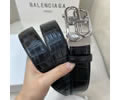 BALENCIAGA  Leather belt best quality 1:1 W 34MM