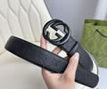 GUCCI Leather belt best quality 1:1 W4.0