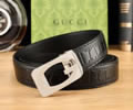 GUCCI Leather belt best quality 1:1 W3.5