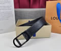 Louis Vuitton LV Leather belt best quality 1:1 W3.5