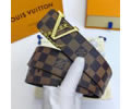 Louis Vuitton LV Leather belt best quality 1:1 W4.0