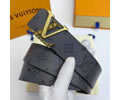 Louis Vuitton LV Leather belt best quality 1:1 W4.0