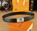 Louis Vuitton LV Leather belt best quality 1:1 W3.8