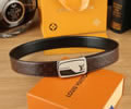 Louis Vuitton LV Leather belt best quality 1:1 W3.8