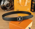 Louis Vuitton LV Leather belt best quality 1:1 W3.5