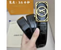 Louis Vuitton LV Leather belt best quality 1:1 W3.5