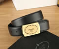 PRADA Leather belt best quality 1:1 W3.8