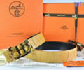 HERMES Leather belt bes quality