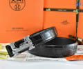 HERMES Leather belt bes quality