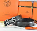 HERMES Leather belt bes quality
