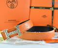HERMES Leather belt bes quality
