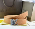 Louis Vuitton LV Leather belt best
