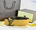 Louis Vuitton LV Leather belt best