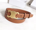 Celine Leather belt best quality 1:1 W2.5