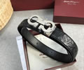 Ferragamo Leather belt best quality 1:1 W3.5