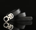 Ferragamo Leather belt best quality 1:1 W3.5