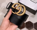 GUCCI Leather belt best quality 1:1 W3.8