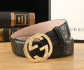 GUCCI Leather belt best quality 1:1 W3.8