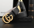 GUCCI Leather belt best quality 1:1 W3.8