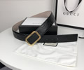 GUCCI Leather belt best quality 1:1 W3.8