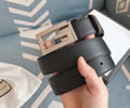 GUCCI Leather belt best quality 1:1 W3.5