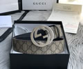 GUCCI Leather belt best quality 1:1 W3.8