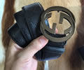 GUCCI Leather belt best quality 1:1 W3.8
