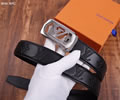 Louis Vuitton LV Leather belt best quality 1:1 W3.5