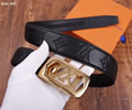 Louis Vuitton LV Leather belt best quality 1:1 W3.5