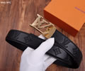 Louis Vuitton LV Leather belt best quality 1:1 W3.5