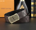 Louis Vuitton LV Leather belt best quality 1:1 W3.8
