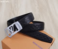 Louis Vuitton LV Leather belt best quality 1:1 W3.5