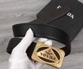 PRADA Leather belt best quality 1:1 W3.8