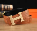 HERMES Leather belt best quality 1:1 W3.8