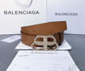 BALENCIAGA  Leather belt best quality 1:1 W 38MM