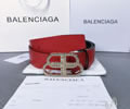 BALENCIAGA  Leather belt best quality 1:1 W 38MM