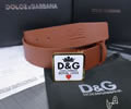 Dolce & Gabbana Leather belt best quality 1:1 W 38MM