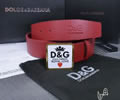 Dolce & Gabbana Leather belt best quality 1:1 W 38MM